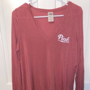 Pink long sleeve shirt